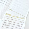 Script Divider Stickers - Sized for Hobo Weeks and AExAPP Weeks