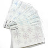 Full Page Deco Sheets - Colorful Winter Snowflakes