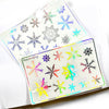 Foiled Full Page Deco Sheets - Snowflakes