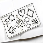 Foiled Full Page Deco Sheets - Holiday Lights