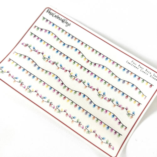 Full Page Deco Sheets - Christmas Lights