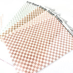 Washi Paper Tearable Stickers - Boho Check