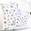 Foiled Full Page Deco Sheets - Sparkle Clusters