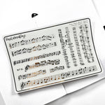 Foiled Full Page Deco Sheets - Sheet Music