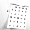 Icon Sticker Sheets - Laundry