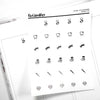 Icon Sticker Sheets - Health