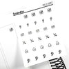 Icon Sticker Sheets - Social Media