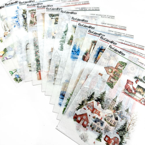 Large Decorative Stickers - Holiday '24 Collection