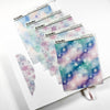 Washi Paper Tearable Stickers - Quarter Sheet Size - Colorful Snowflakes