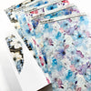 Washi Paper Tearable Stickers - Alcohol Ink Florals