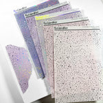 Washi Paper Stickers - Tearable Washi Page - Confetti - Lavender Haze Collection