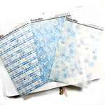 Washi Paper Tearable Stickers - First Snowfall Collection