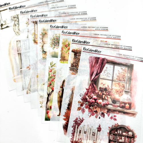 Large Decorative Stickers - Thankful Collection