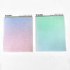 Washi Paper Tearable Stickers - Quarter Sheet Size - Gradient Pastels