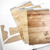 Washi Paper Tearable Stickers - Wood Grain Collection