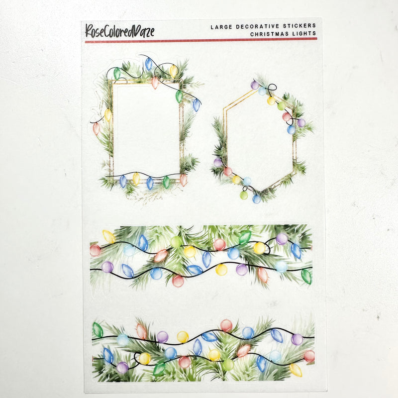 Large Decorative Stickers - Holiday '24 Collection