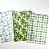 Washi Paper Tearable Stickers - Winter Pine