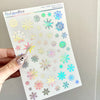 Foiled Stickers - Snowflakes