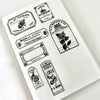 Foiled Full Page Deco Sheets - Vintage Labels