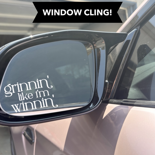 Window Cling - TTPD Grinnin' like I'm Winnin' – Rose Colored Daze