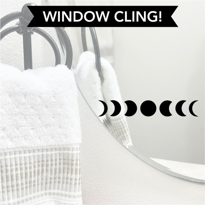 Window Cling - Moon Phases