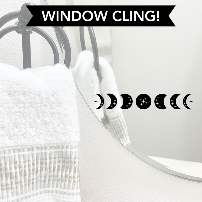 Window Cling - Moon Phases