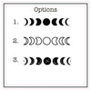 Window Cling - Moon Phases