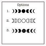 Window Cling - Moon Phases