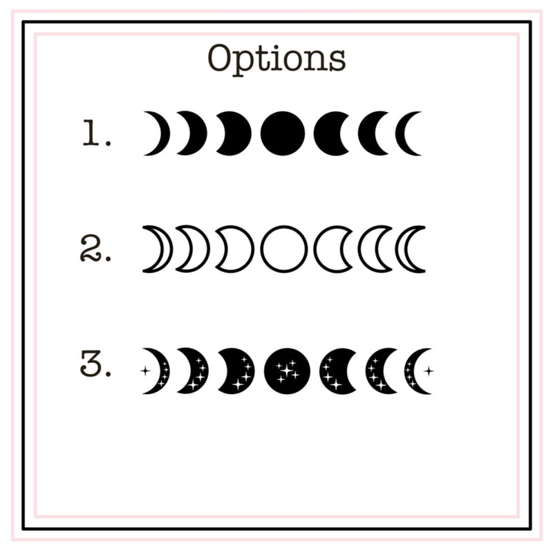 Window Cling - Moon Phases