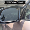 Window Cling - Skeleton Peace Sign