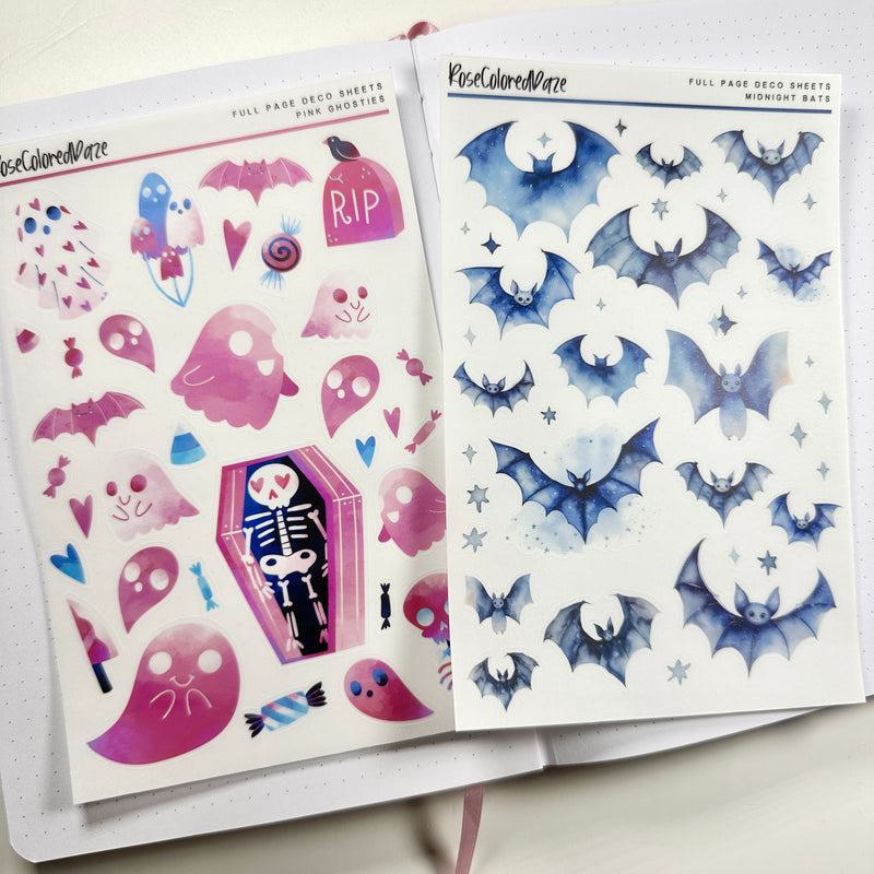 Transparent Matte Stickers - Summerween Collection