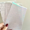 Washi Paper Stickers - Tearable Washi Page - Vintage Newspaper - Lavender Haze Collection