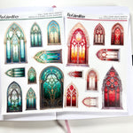 Transparent Matte Stickers - Decorative Windows - Fantasy Collection