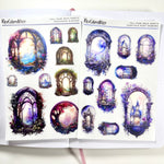 Transparent Matte Stickers - Decorative Windows - Fantasy Collection