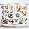 Transparent Matte Stickers - Fantasy Collection Dragons