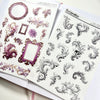 Transparent Matte Stickers - Fantasy Collection Ornamental Decor