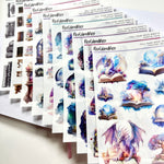 Transparent Matte Stickers - Fantasy Collection