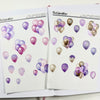 Transparent Matte Stickers - Birthday Collection - Decorative Balloons