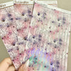 Washi Paper Stickers - Tearable Washi Page - Webs Collection