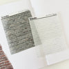 Washi Paper Tearable Stickers - Quarter Sheet Size - Bricks