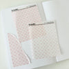 Washi Paper Tearable Stickers - Quarter Sheet Size - Coquette Bows