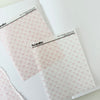 Washi Paper Tearable Stickers - Quarter Sheet Size - Coquette Bows