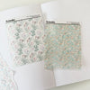 Washi Paper Tearable Stickers - Quarter Sheet Size - Spring Blooms