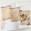 Washi Paper Tearable Stickers - Quarter Sheet Size - Shabby Chic