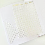 Washi Paper Stickers - Tearable Washi Page - Polka Dot (no background color)