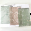 Washi Paper Tearable Stickers - Muted Botanica