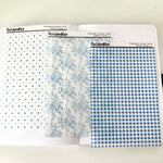 Washi Paper Tearable Stickers - Preppy Blue