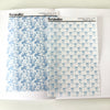 Washi Paper Tearable Stickers - Preppy Blue