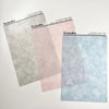 Washi Paper Tearable Stickers - White Polka Dots (non-foiled) - Soft Spring Pastels