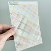 Washi Paper Stickers - Tearable Washi Page - Spring Plaids